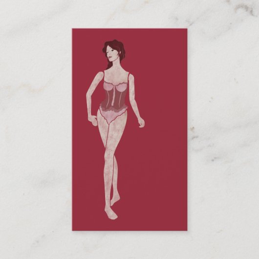 マレディーマネキン 名刺 (正面)