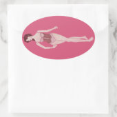 マレディーマネキン 楕円形シール (バッグ)