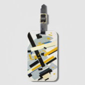 マレビッチプリント、シュプリマスNo. 58、 ラゲッジタグ (正面縦)