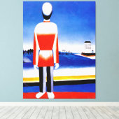 マレビッチ – シュプレマティストの風景の男 キャンバスプリント (インサイチュ (ウッドフロア))