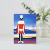 マレビッチ – シュプレマティストの風景の男 シーズンポストカード (スタンド正面)