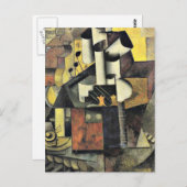 マレビッチ – ミュージカル楽器 ポストカード (正面/裏面)