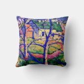 マレビッチ – リンゴの木の花 クッション (裏面)