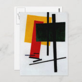 マレビッチ – 至上主義1915 ポストカード (正面/裏面)