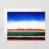 マレビッチ – 赤い騎兵 ポストカード (正面/裏面)