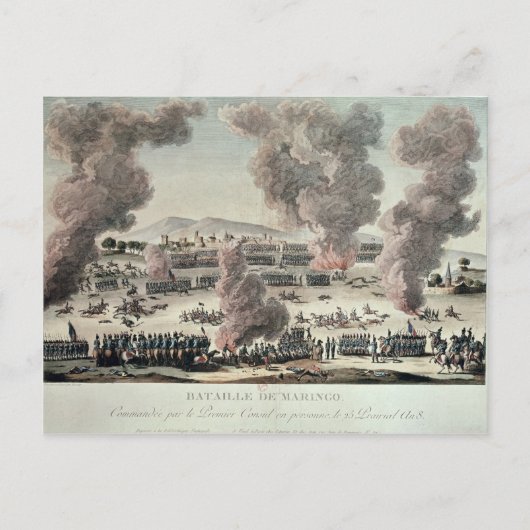マレンゴの戦い ポストカード (正面)