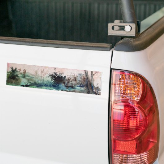 マレンマの田舎/トスカーナの風景 バンパーステッカー (トラック上)