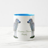 マレンマアブルッツシープドッグ ツートーンマグカップ (中央)