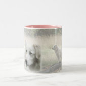 マレンマシェプドッグガーディアンデザイン ツートーンマグカップ (中央)