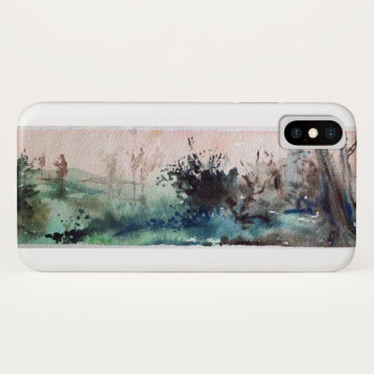 マレンマトスカーナの風景の田舎 Case-Mate iPhoneケース (裏面(横))
