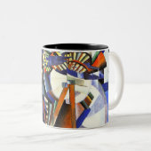 マレヴィッチカジミルザナイフグラインダースクエア ツートーンマグカップ (正面右)
