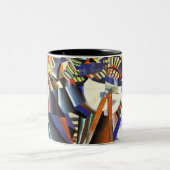 マレヴィッチカジミルザナイフグラインダースクエア ツートーンマグカップ (中央)