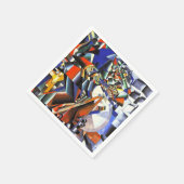 マレヴィッチ・カジミール・ザ・ナイフ・グラインダー スタンダードカクテルナプキン (角)