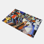 マレヴィッチ・カジミール・ザ・ナイフ・グラインダー ドアマット (アングル)