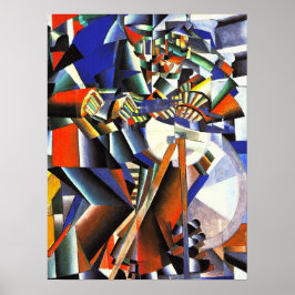 マレヴィッチ・カジミール・ザ・ナイフ・グラインダー ポスター