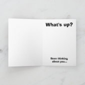 マレーの挨拶状 カード (内部)