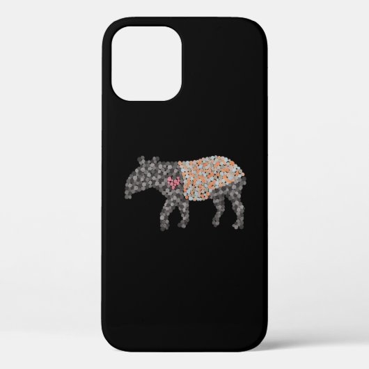 マレーカラフルア点々のあるタピールケースメイトiPhone Cas Case-Mate iPhoneケース (裏面)