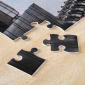 マレーシアのクアラルンプパペトロナス・タワーズ。 ジグソーパズル (側面)