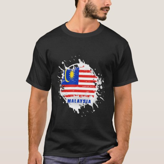マレーシアのスプラッシュ Tシャツ (正面)