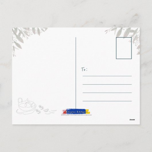 マレーシアのナシリーマックブンクスマレーシア シーズンポストカード (裏面)