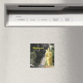 マレーシアのバトゥ洞窟の銅像マグネット マグネット (インサイチュ (食洗機))