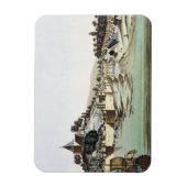 マレーシアのマラッカの港と町 マグネット (縦)