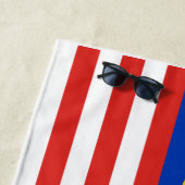 マレーシアのマレー国旗ジャルール・ジェミラン ビーチタオル (インサイチュ)