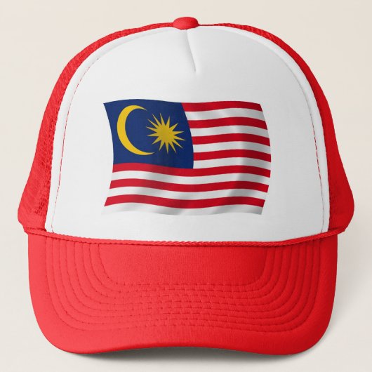 マレーシアの国旗ハット キャップ (正面)