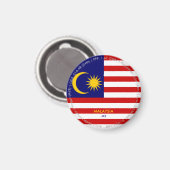 マレーシアの国旗マグネット マグネット (正面/裏面)