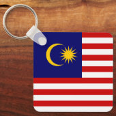 マレーシアの国旗 キーホルダー (正面)