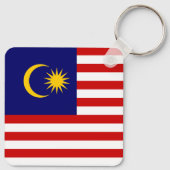 マレーシアの国旗 キーホルダー (裏面)