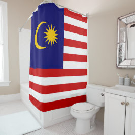マレーシアの国旗 シャワーカーテン