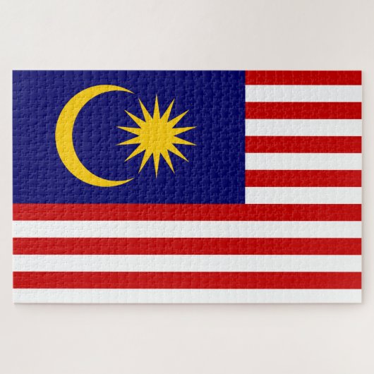 マレーシアの国旗 ジグソーパズル (横)
