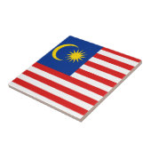 マレーシアの国旗 セラミックタイル (側面)