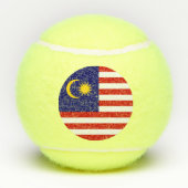 マレーシアの国旗 テニスボール (裏面)