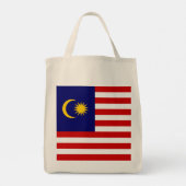 マレーシアの国旗 トートバッグ (裏面)