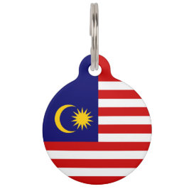 マレーシアの国旗 ペット ネームタグ