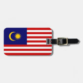 マレーシアの国旗 ラゲッジタグ (正面横)