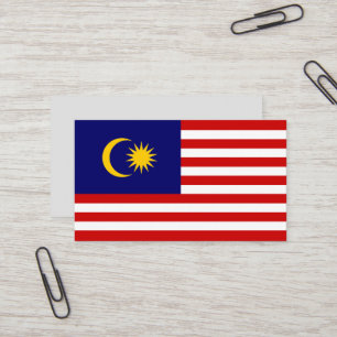 マレーシアの国旗 名刺