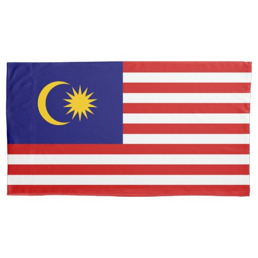 マレーシアの国旗 枕カバー (正面)