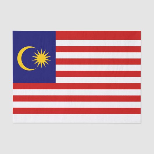 マレーシアの国旗 薄葉紙 (正面)