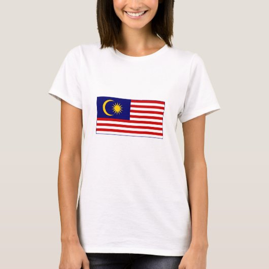 マレーシアの国旗 Tシャツ (正面)