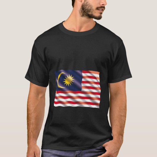 マレーシアの国旗 Tシャツ (正面)