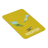 マレーシアの地図 マグネット (右側)