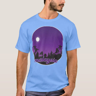 マレーシアの夜の手のひら Tシャツ
