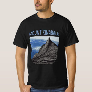 マレーシアの山キナバル Tシャツ