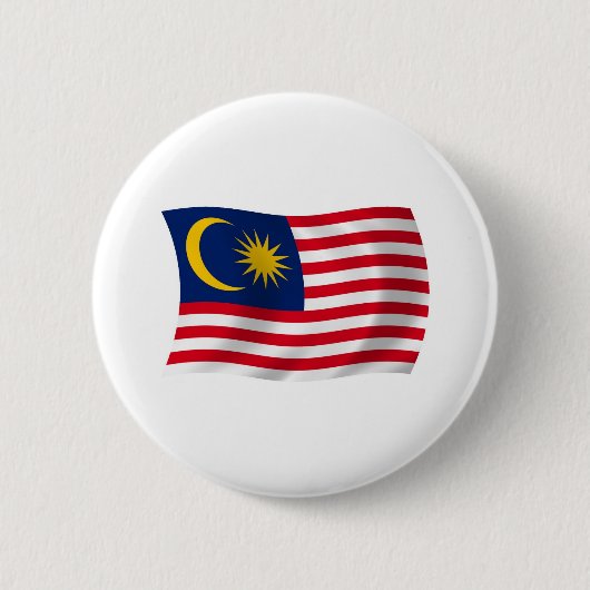 マレーシアの旗のボタン 缶バッジ (正面)