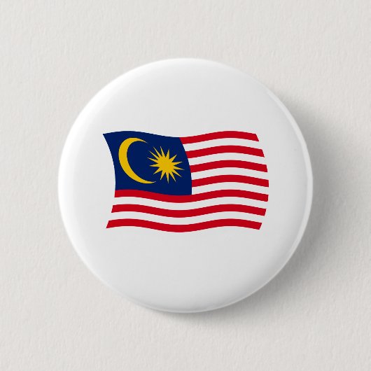 マレーシアの旗のボタン 缶バッジ (正面)