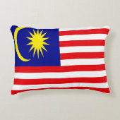 マレーシアの旗 アクセントクッション (正面)
