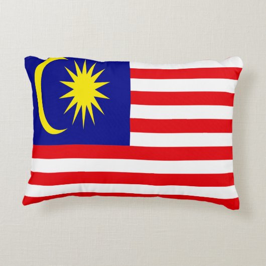 マレーシアの旗 アクセントクッション (裏面)